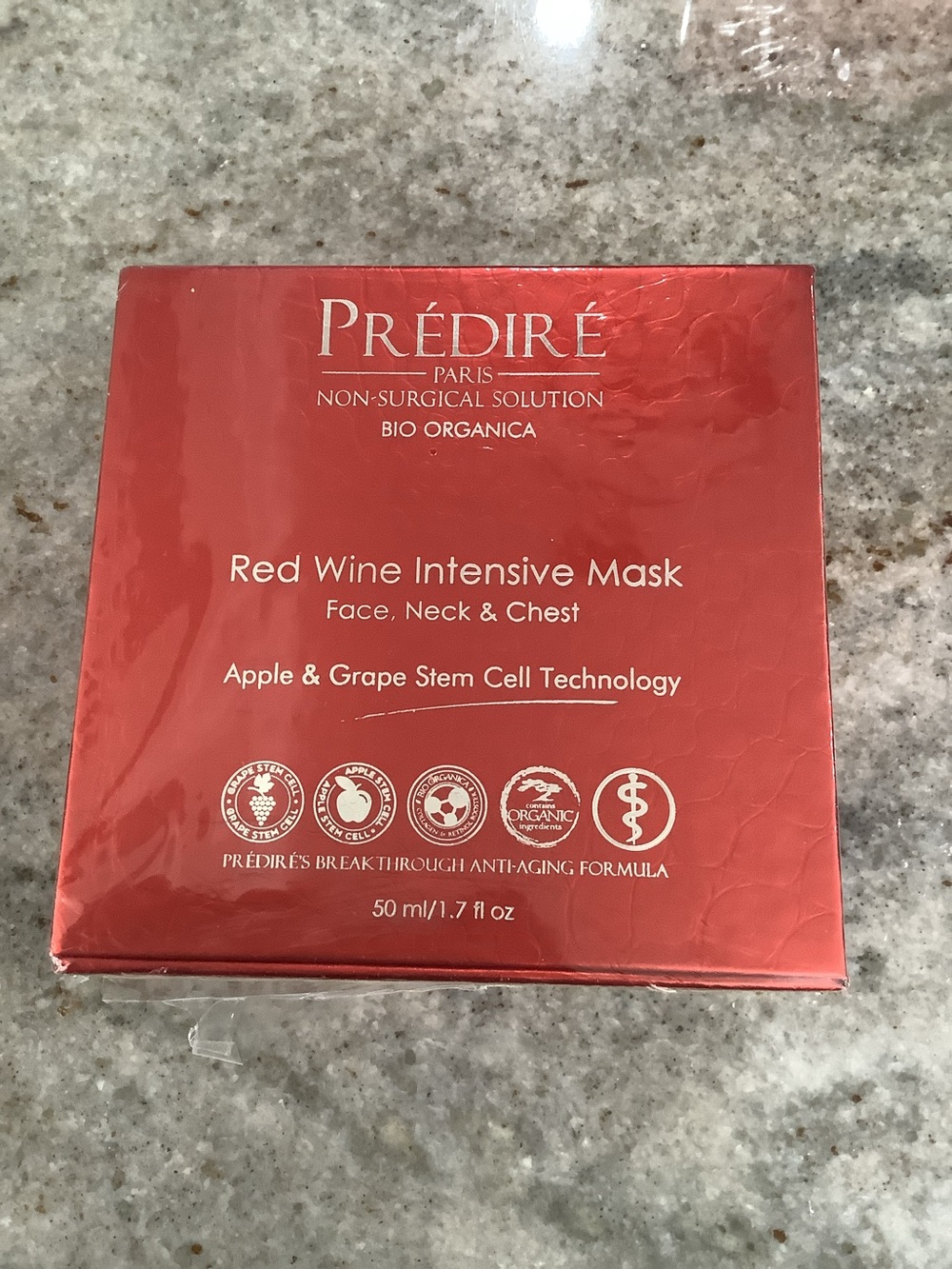 Red Wine Intensive Mask Face, Neck & Chest BRAND NEW IN BOX/SEALED